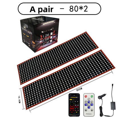Dynamic LED Car Interior Warning Decorative Light