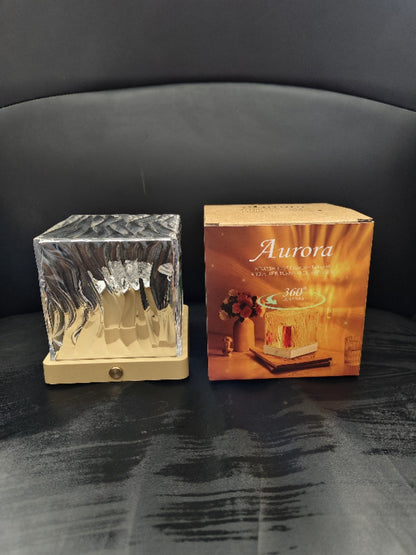 Dynamic water ripple light and shadow aurora lamp