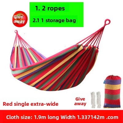 Portable Outdoor Camping Hammock for Travel & Hiking Comfort
