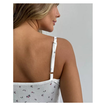 Buy Printed Jacquard Ruffle-Trim Pajama Set for Stylish Sleepwear