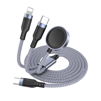 Magnetic Wireless Charger with USB Data Cable for Devices