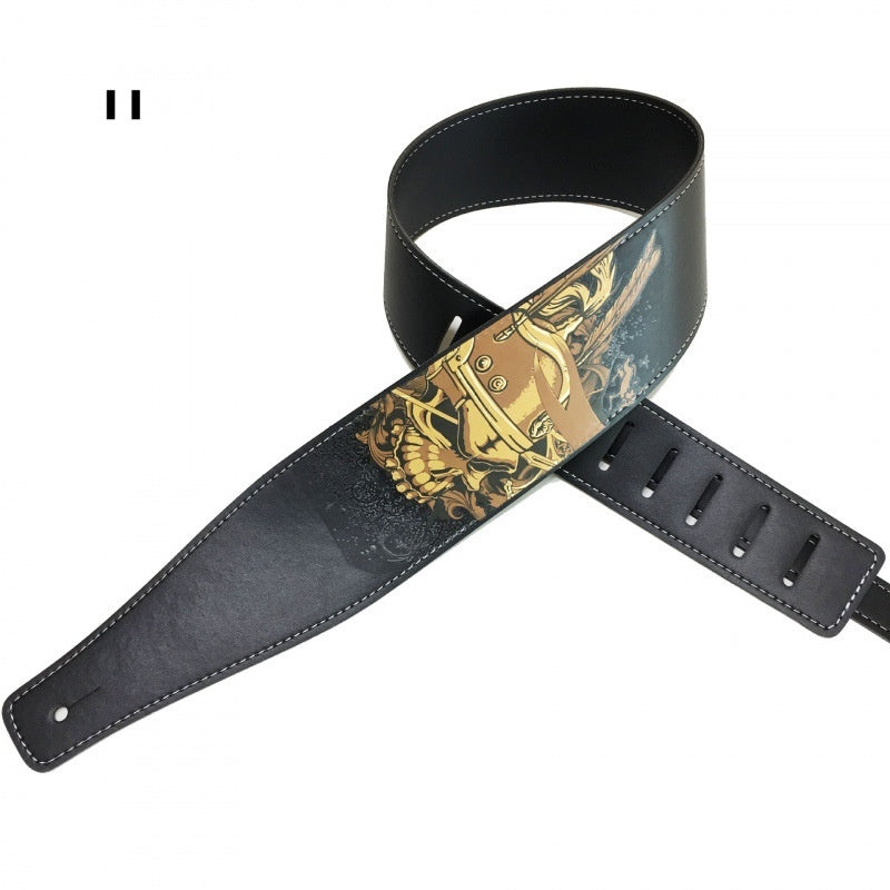 Buy Color Printing Folk Guitar Shoulder Strap Musical Accessory