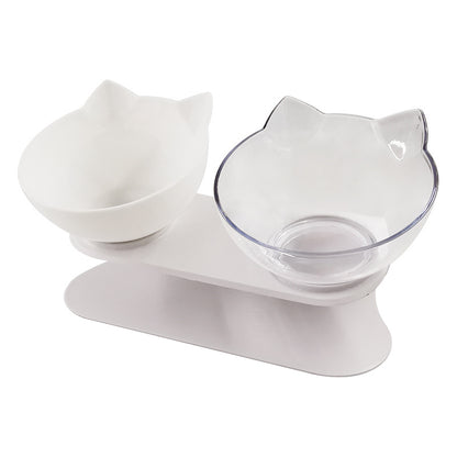 Buy Inclined Cat Bowl with Oblique Mouth – Stylish Pet Feeder