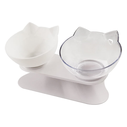 Buy Inclined Cat Bowl with Oblique Mouth – Stylish Pet Feeder
