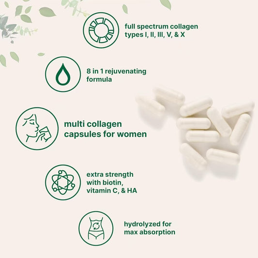 Modern Vitamin Collagen Capsules Multi for Skin and Wellness
