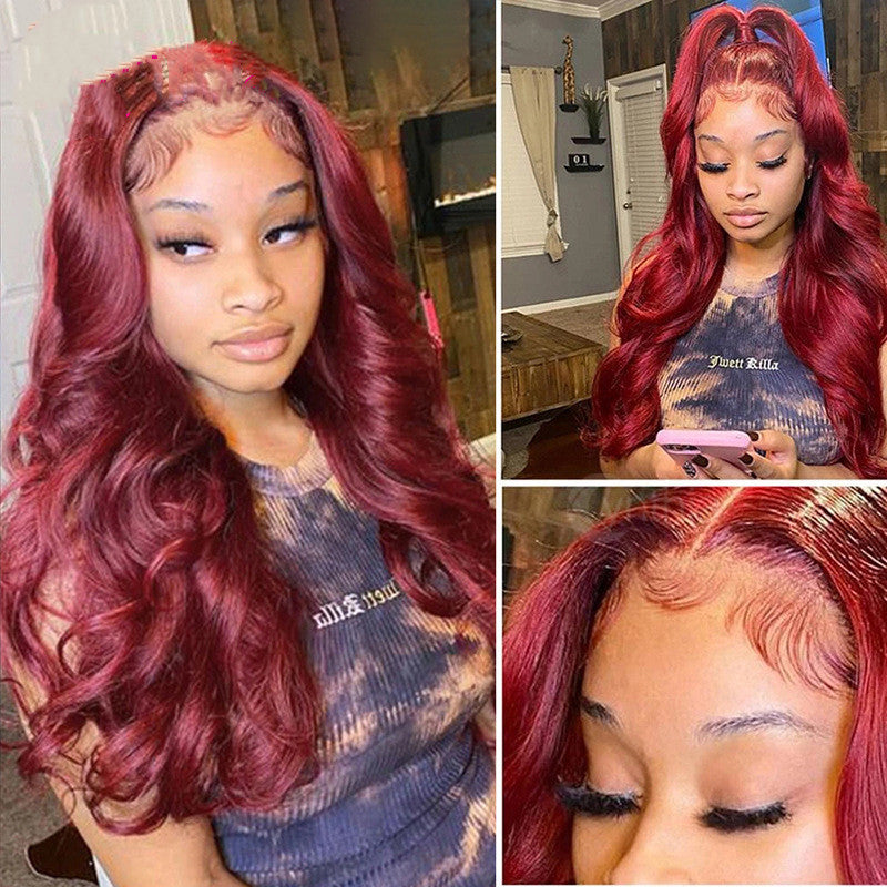 Front Lace Head Cover Real Hair Wig – Natural & Stylish Look