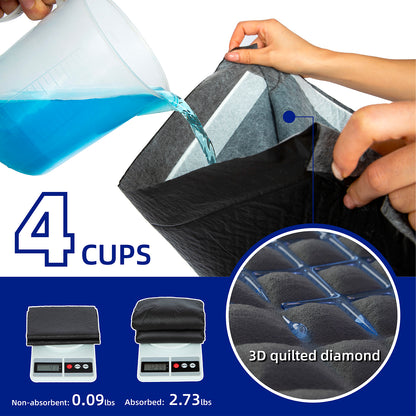 PETMARVEL Disposable Charcoal Puppy Pads for Odor Control