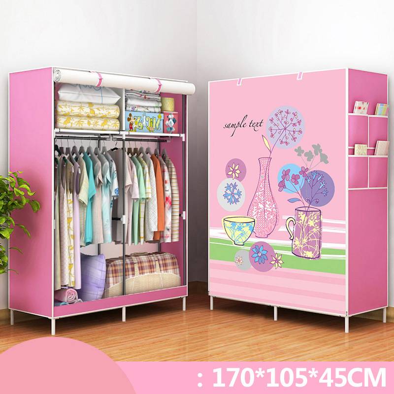 Single Dormitory Dust Closed Wardrobe – Compact Storage