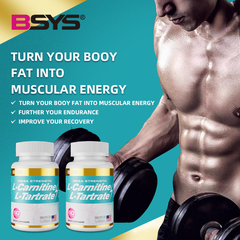 L-Carnitine L-Tartrate Capsules for Fitness & Metabolism