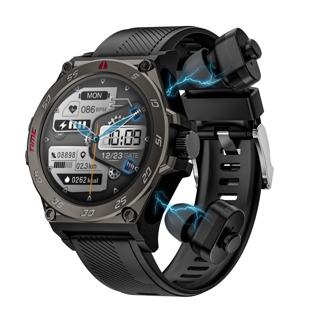 Smartwatch with Bluetooth Calling & TWS Earbuds Combo