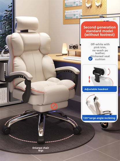 Adjustable Lumbar Support Ergonomic Office Chair for Comfort