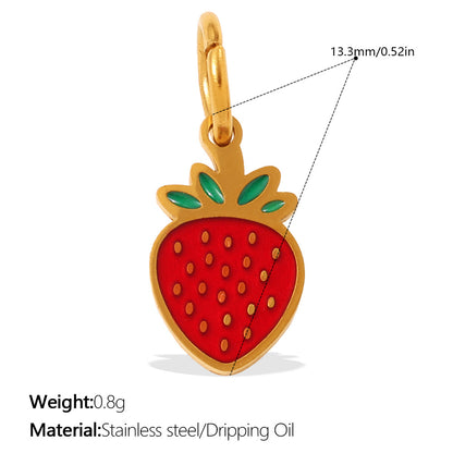 Colorful Drip-Oil Pendant Stylish Necklace Designed for Women