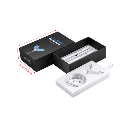 Portable Teeth Whitening Kit With LED Light and Gel Care Use