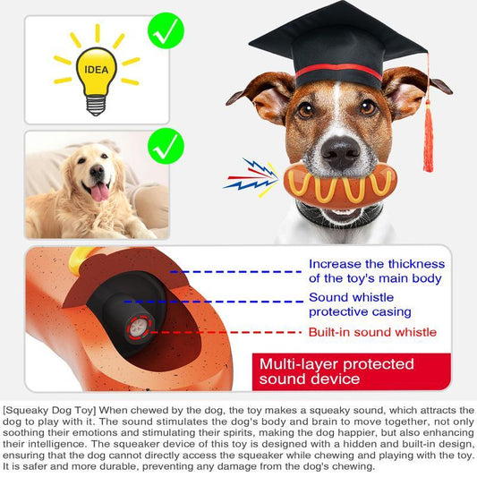 PPOKEl Dog Chew Toy – Durable Rubber for Aggressive Chewers