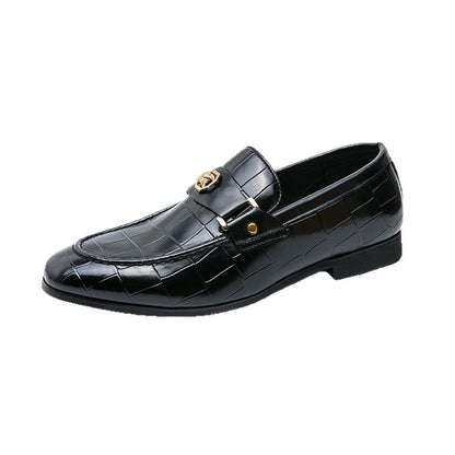 Men's Breathable Business Leather Loafers for Formal Style