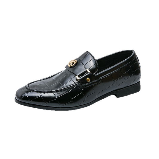 Men's Breathable Business Leather Loafers for Formal Style