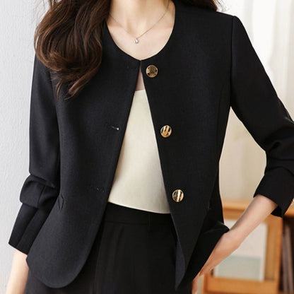 Buy Trendy Women’s Crew Neck Casual Cropped Jacket for Daily Wear