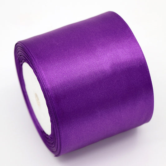 8CM Wide Silk Ribbon – Colored Ribbons for Wedding Supplies