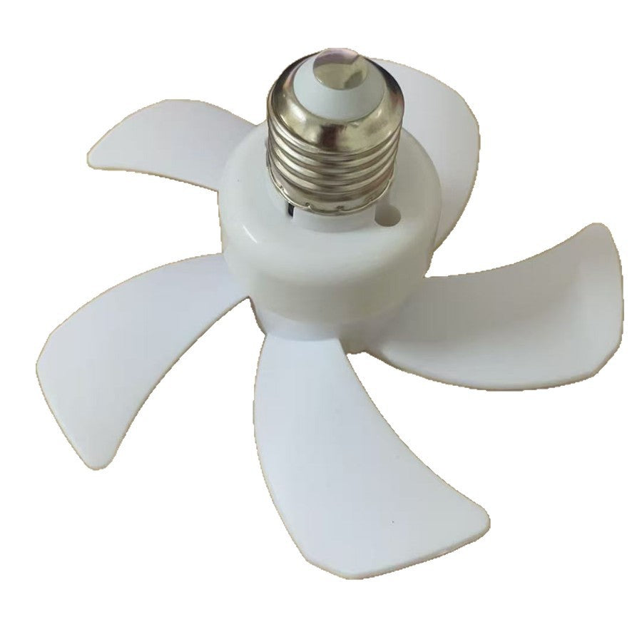 E27 Screw-Mount Mini LED Desk Fan