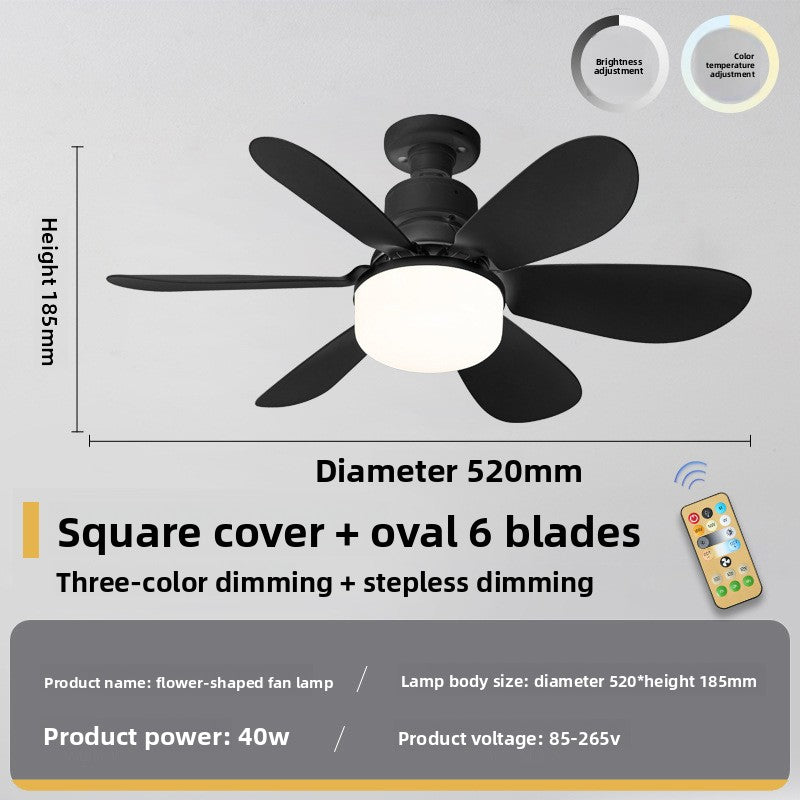E27 Screw Mount Smart Ceiling Fan with Light