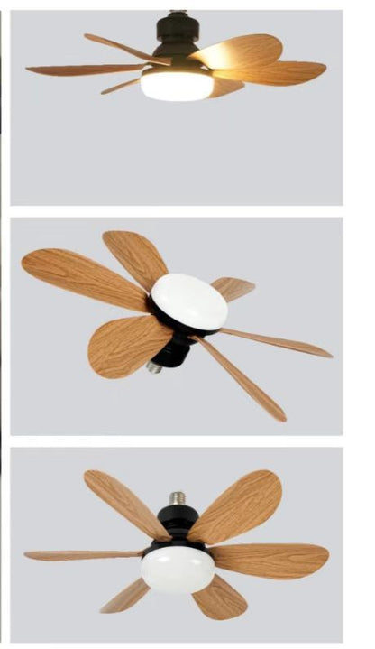 E27 Screw Mount Smart Ceiling Fan with Light