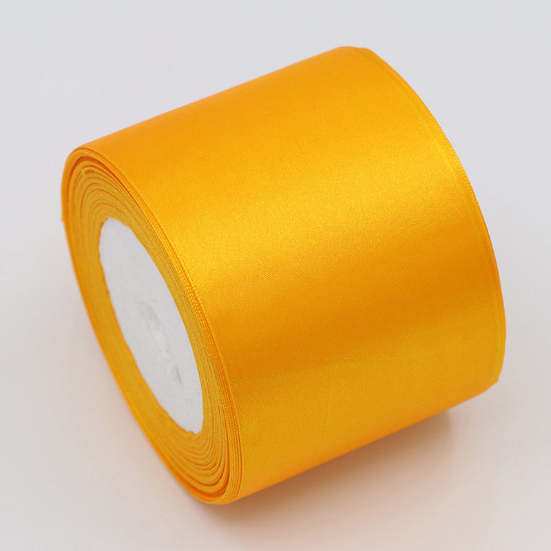 8CM Wide Silk Ribbon – Colored Ribbons for Wedding Supplies
