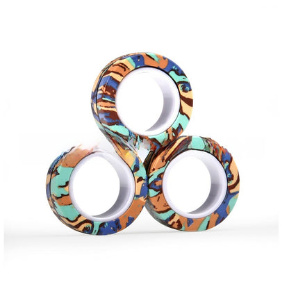 Magnetic Rotating Fidget Bracelet Toy for Kids Stress Relief