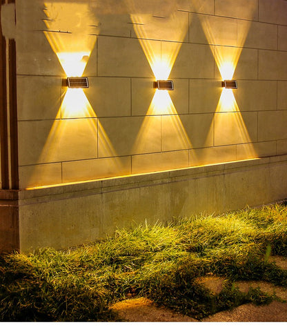 Buy Solar Outdoor Light with 18650 Battery & Color LED Mode