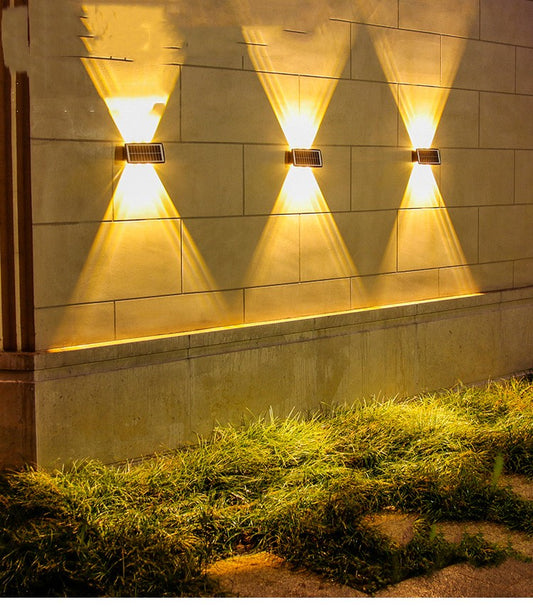 Buy Solar Outdoor Light with 18650 Battery & Color LED Mode