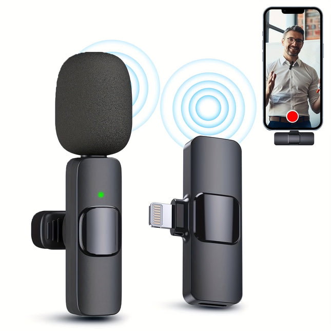 Omnidirectional Wireless Mic for Interviews and Podcasts