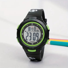 Black green football