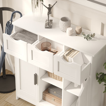 Buy Cabinets With Drawers and Shelves White Home Storage Furniture