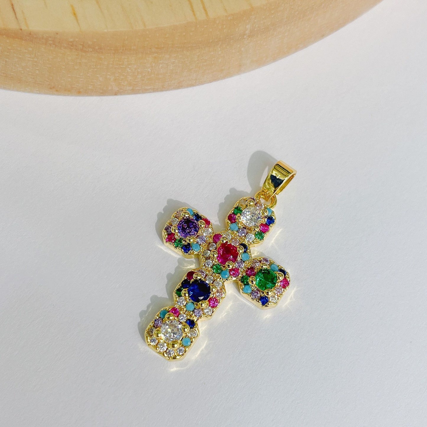 Buy Punk Retro Hip Hop Personalized Cross Pendant Necklace