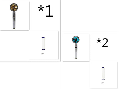 Buy Shower Head Water Saving – 360° Rotating ABS Rain Nozzle