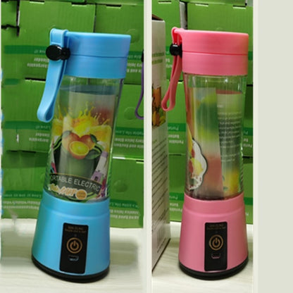 Buy Portable USB Rechargeable Blender 6 Blade Juicer Cup 380ML
