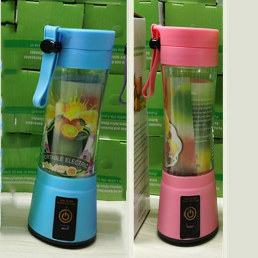 Buy Portable USB Rechargeable Blender 6 Blade Juicer Cup 380ML