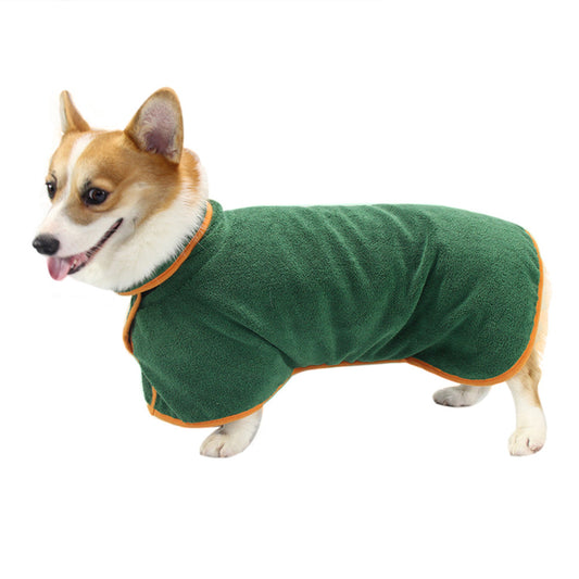 Buy Waist-Wrapped Microfiber Pet Bathrobe Super Absorbent Towel