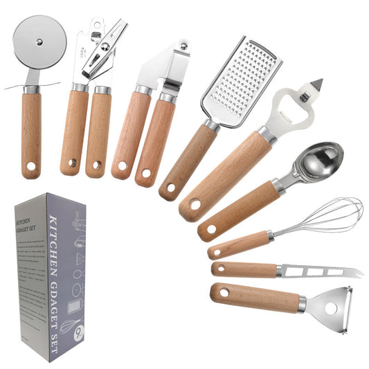 Creative Kitchen Gadget Wooden Handle Home Cooking Tool