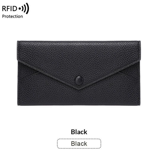 RFID Anti-Theft Women’s Wallet New Stylish Security Wallet