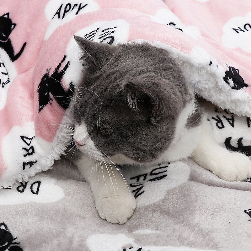 Pet Cotton Pad Thickened to Keep Dogs and Cats Warm Cozy