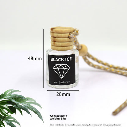 Car-mounted perfume glass bottle