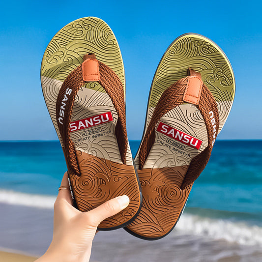 Men’s Outdoor Flip-Flops – Comfortable Slippers for Home Use