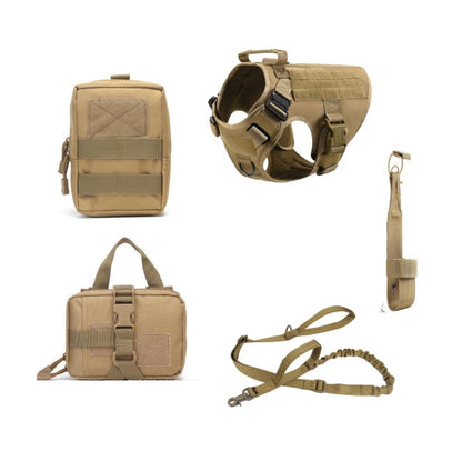 Buy Pet Dog Harness Tactical K9 Training Vest and Leash Set