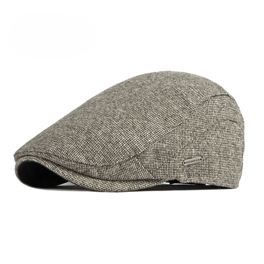 Casual All-matching Thickened Warm Beret Men