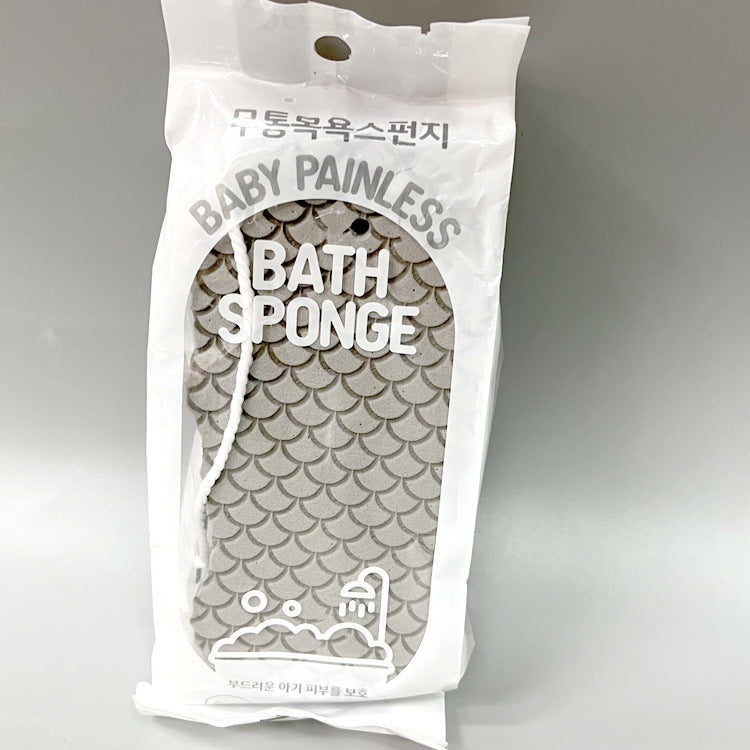 Kids Bath Scrubber for Gentle Shower and Body Cleaning Use