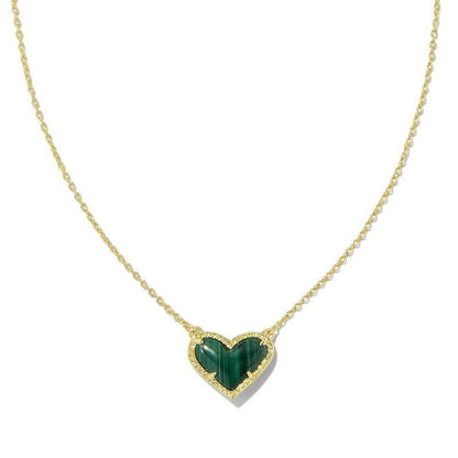 Buy Girls & Women Cubic Zirconia Heart Necklace Chic & Sparkling