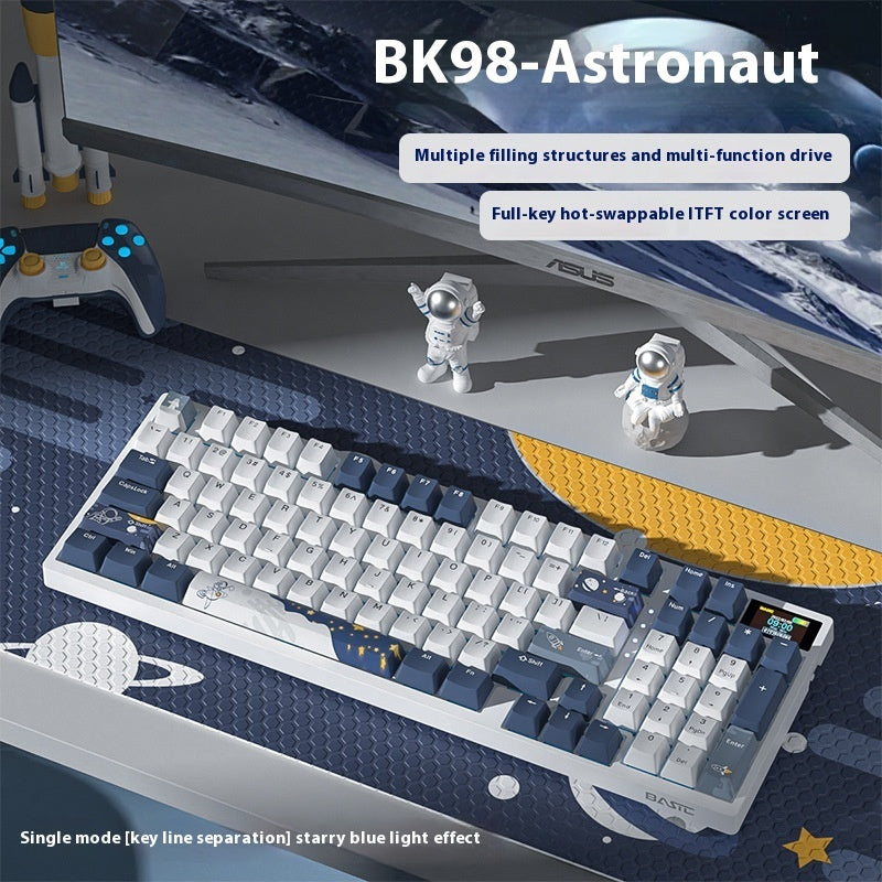 Wireless Mechanical Keyboard Three-mode Bluetooth – Durable