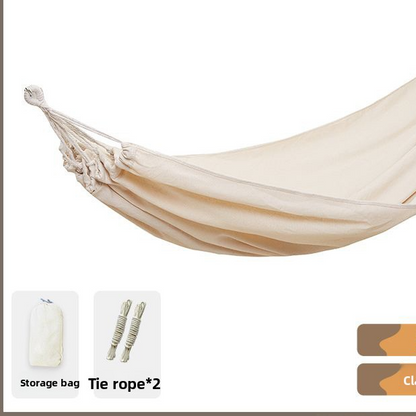 Portable Outdoor Camping Hammock for Travel & Hiking Comfort