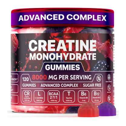 Creatine Gummies & Vitamins for Muscle Growth and Vitality