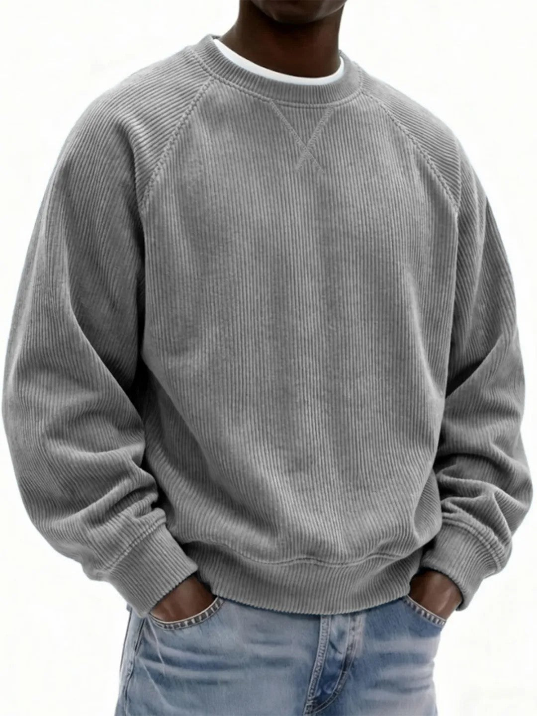Buy Premium Mens Fashionable Simple And Relaxed Fit Sweatshirt